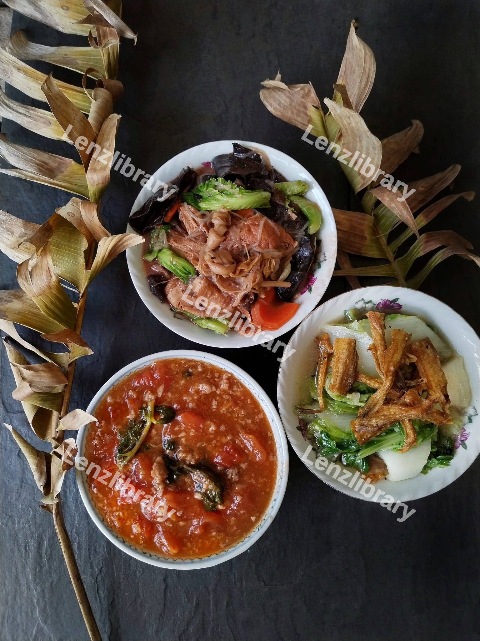 Thai combination dish